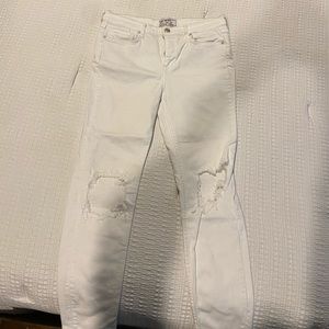 Free people white skinny jeans